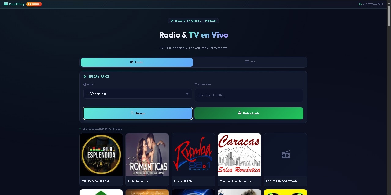 StreamKit Pro · Radio & TV