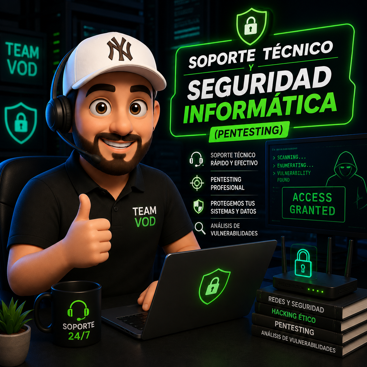 Soporte Técnico y Seguridad Informática (Pentesting)